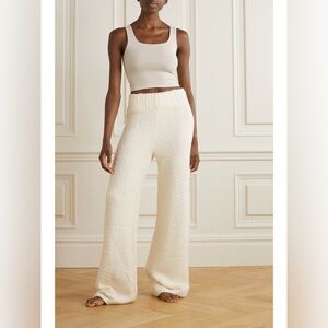 SKIMS - COZY KNIT BOUCLE PANTS - BONE - S/M
